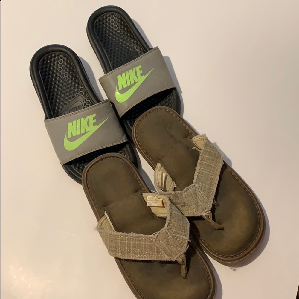 Slides and Flip-Flops Boys Size 3